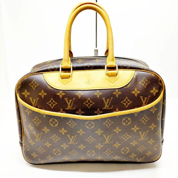 Louis Vuitton LV Hand Bag Deauville Brown Monogram 580-082125 - Picture 1 of 14